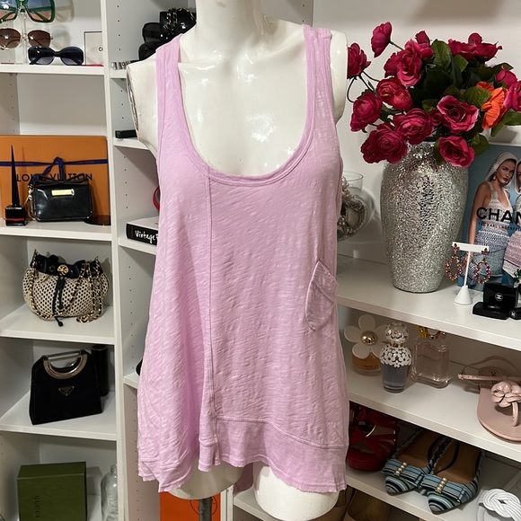 W by Wilt Lavender Racerback Sleeveless Top Small - Picture 3 of 10